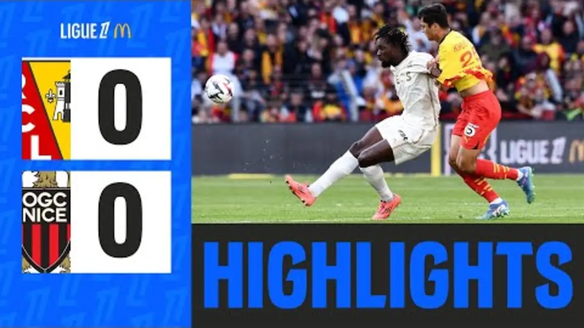 Replay Canal+ du 29/09/2024 RC LENS OGC NICE (00) 6ème journée Ligue 1 McDonald's 24/25