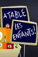 Affiche A table les enfants Le concombre