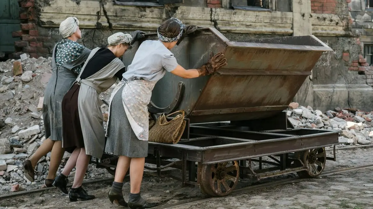 Un jour à Dresde en 1946