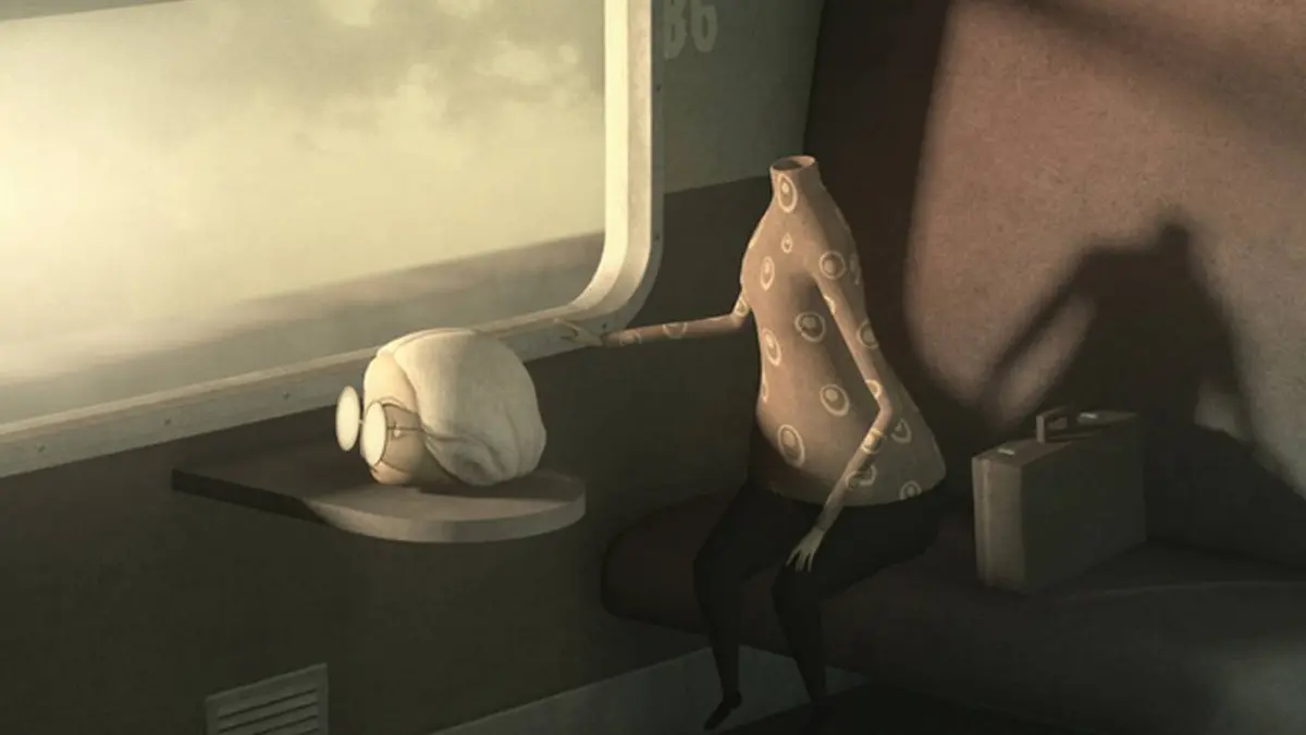 Une tête disparaît